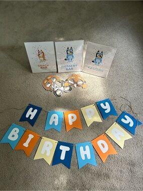 Bluey Birthday Party Decor